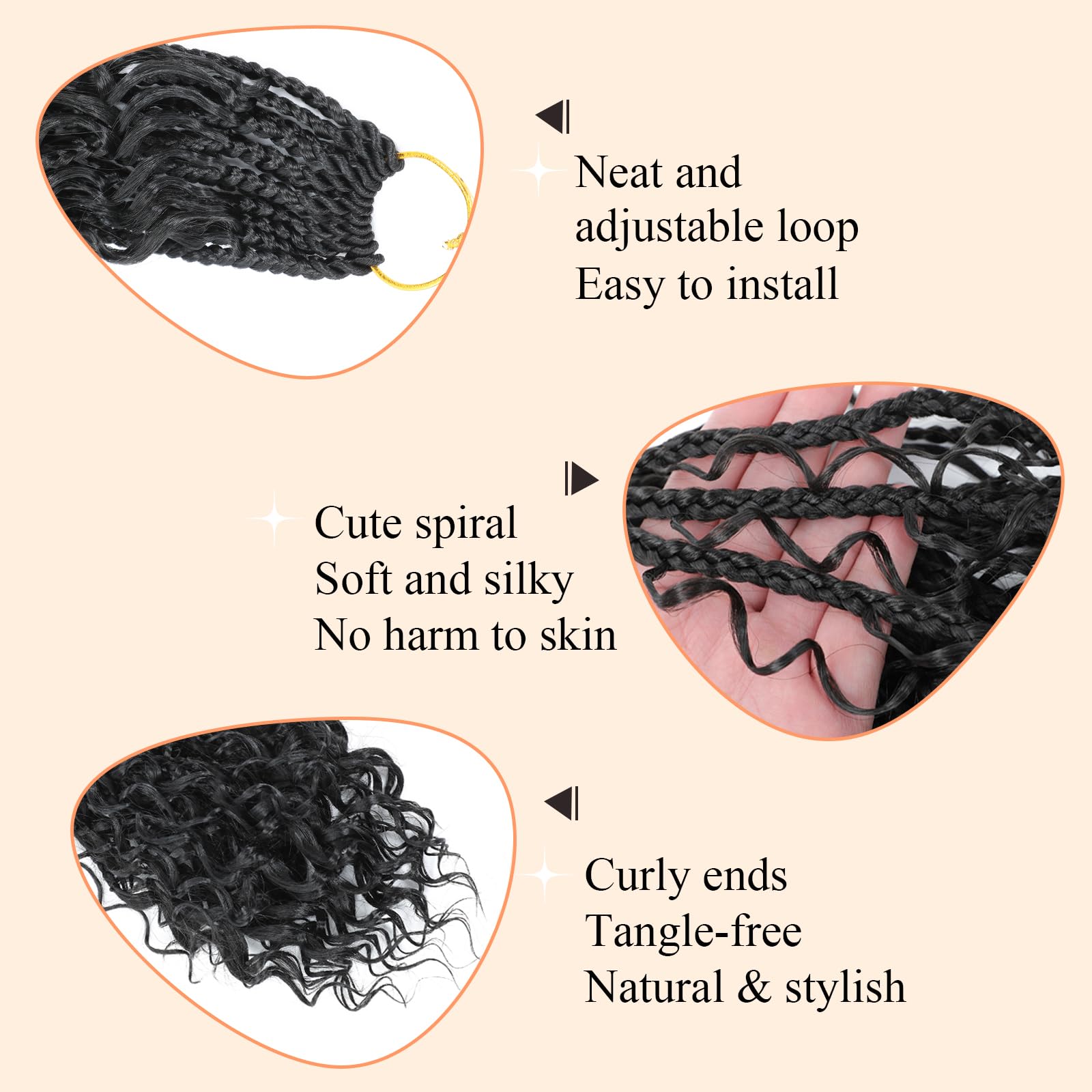 ARLFLF Pre-looped top loop enables easy installation and removal for beginners.