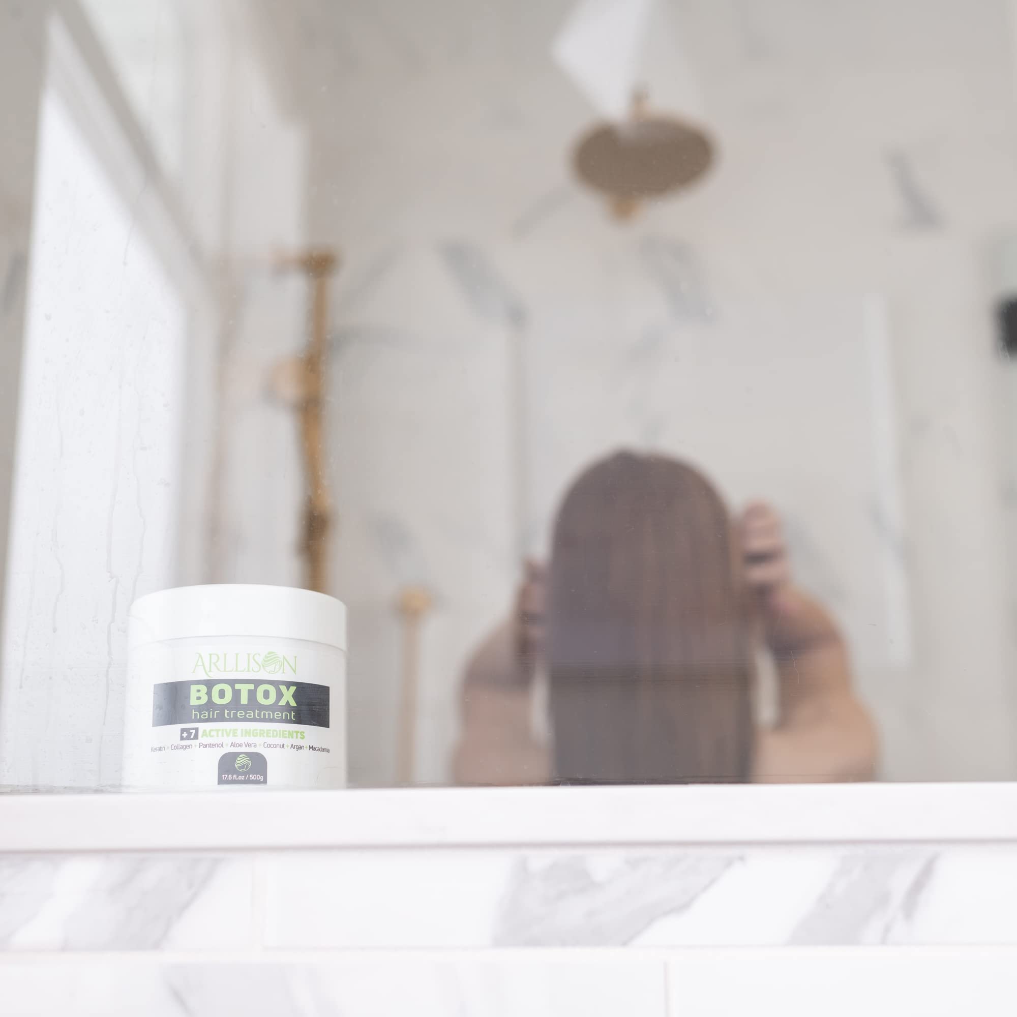 Arllison Botox Hair Treatment demonstrates frizz-control and manageability