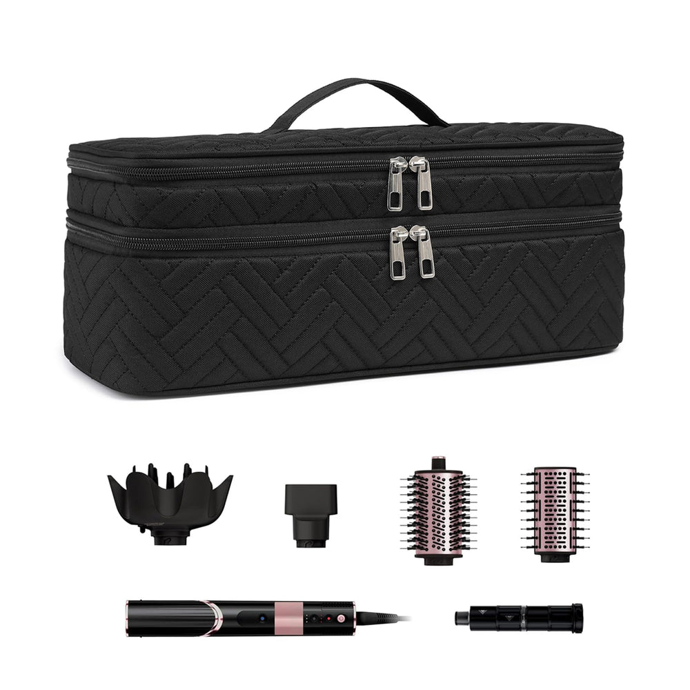 ARLMEGOR double-layer carrying case front view for secure travel protection