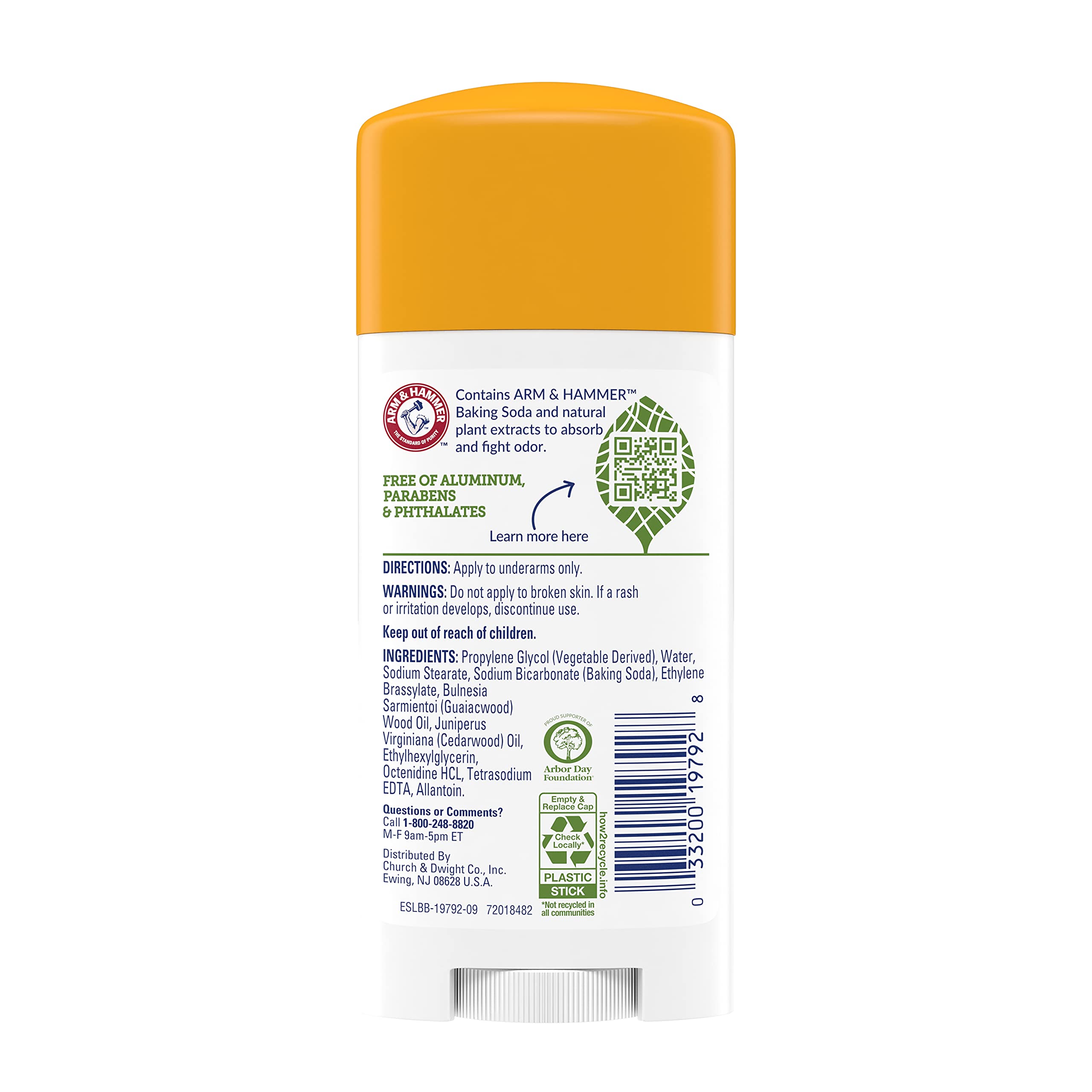 Arm & Hammer Essentials unscented texture close-up reveals smooth, solid consistency.