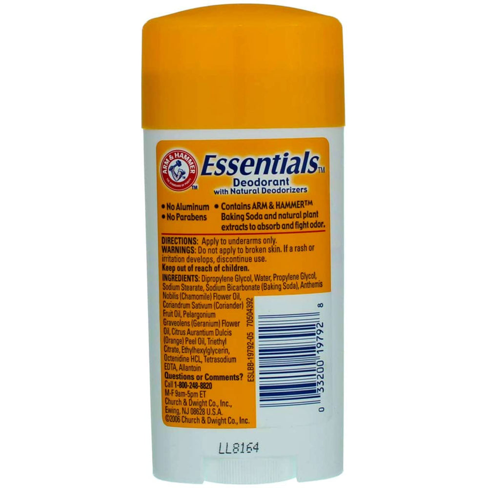 Arm & Hammer Essentials chamomile coriander geranium extracts – gentle, natural odor management