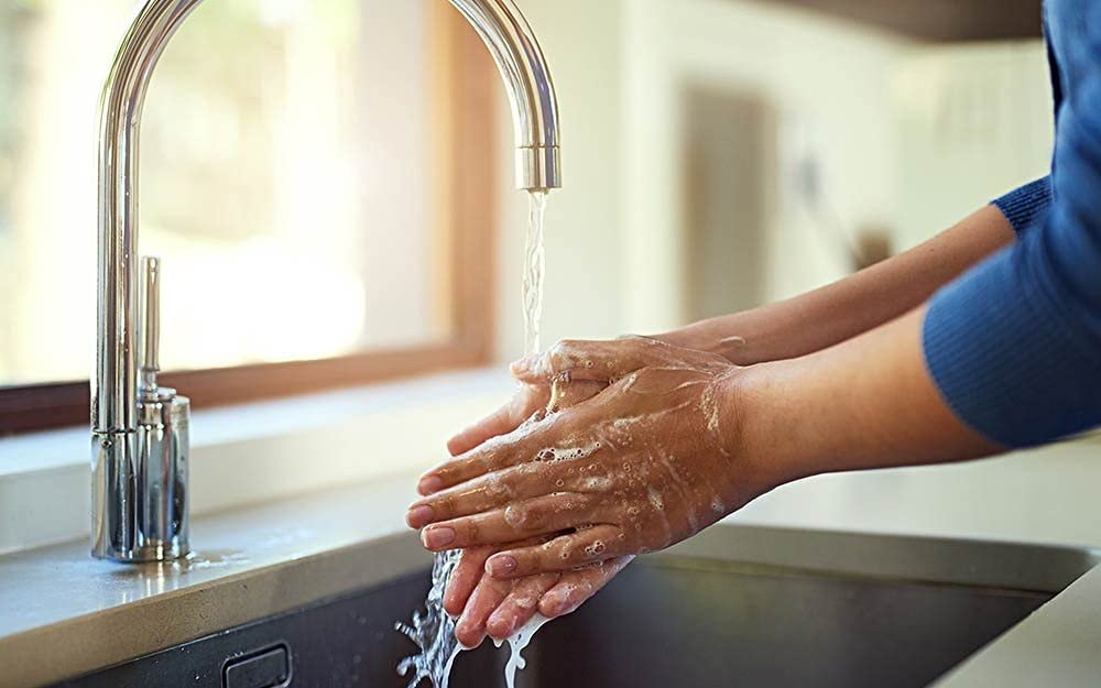 Arm & Hammer Essentials Kitchen Fresh vegan, cruelty-free hand soap bottle.
