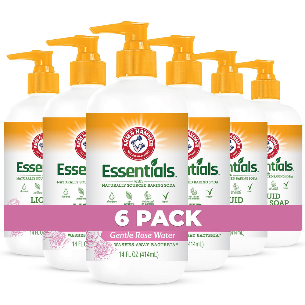 Arm & Hammer liquid hand soap rose scent pump bottle for gentle cleansing
