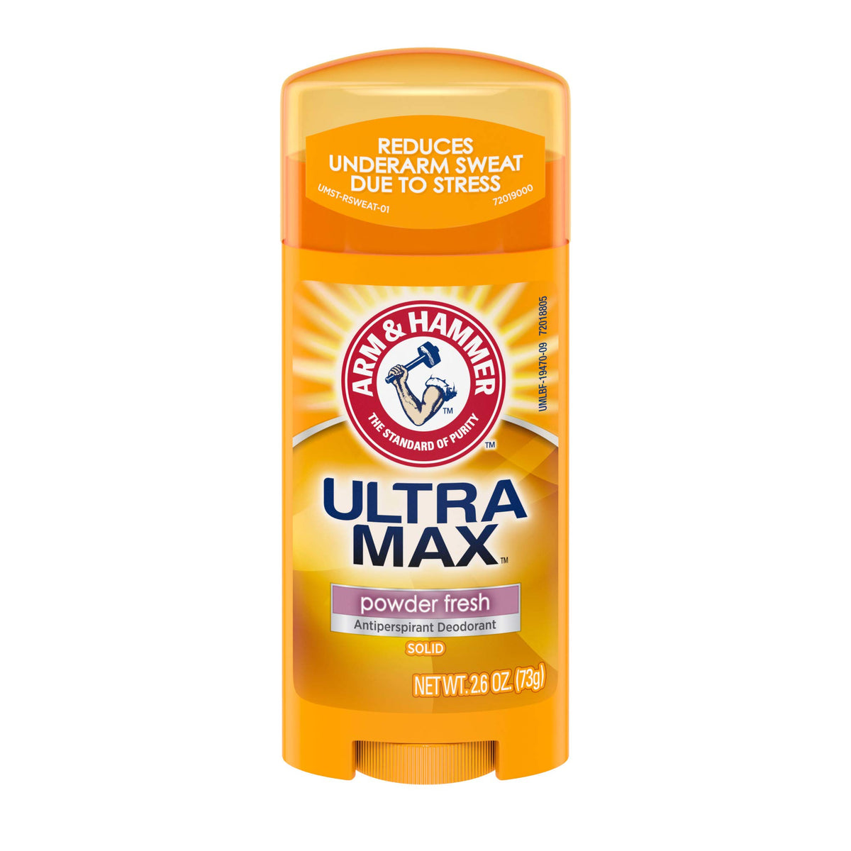 Arm & Hammer Ultra Max deodorant pack-front demonstrates reliable daily freshness.