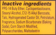 Application shot showing easy use and fresh scent of Arm & Hammer deodorant