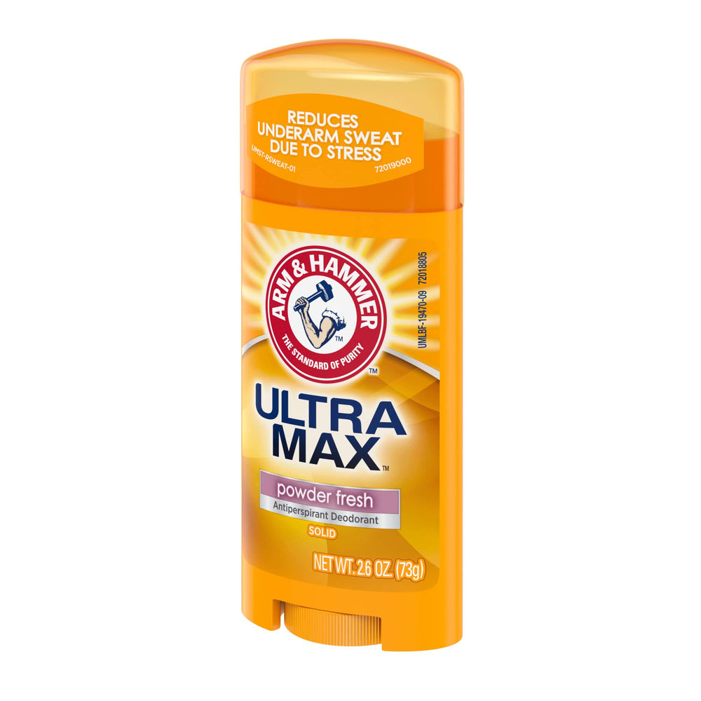Arm & Hammer Ultra Max underarm-application visual hints comfortable, everyday use.