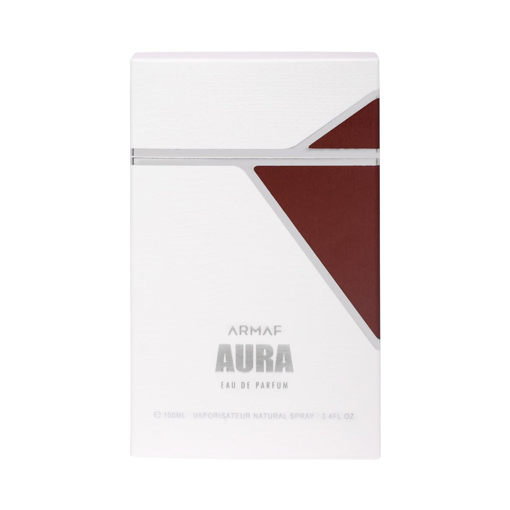Armaf Aura base-notes closeup emphasizing musk and amber for lasting warmth