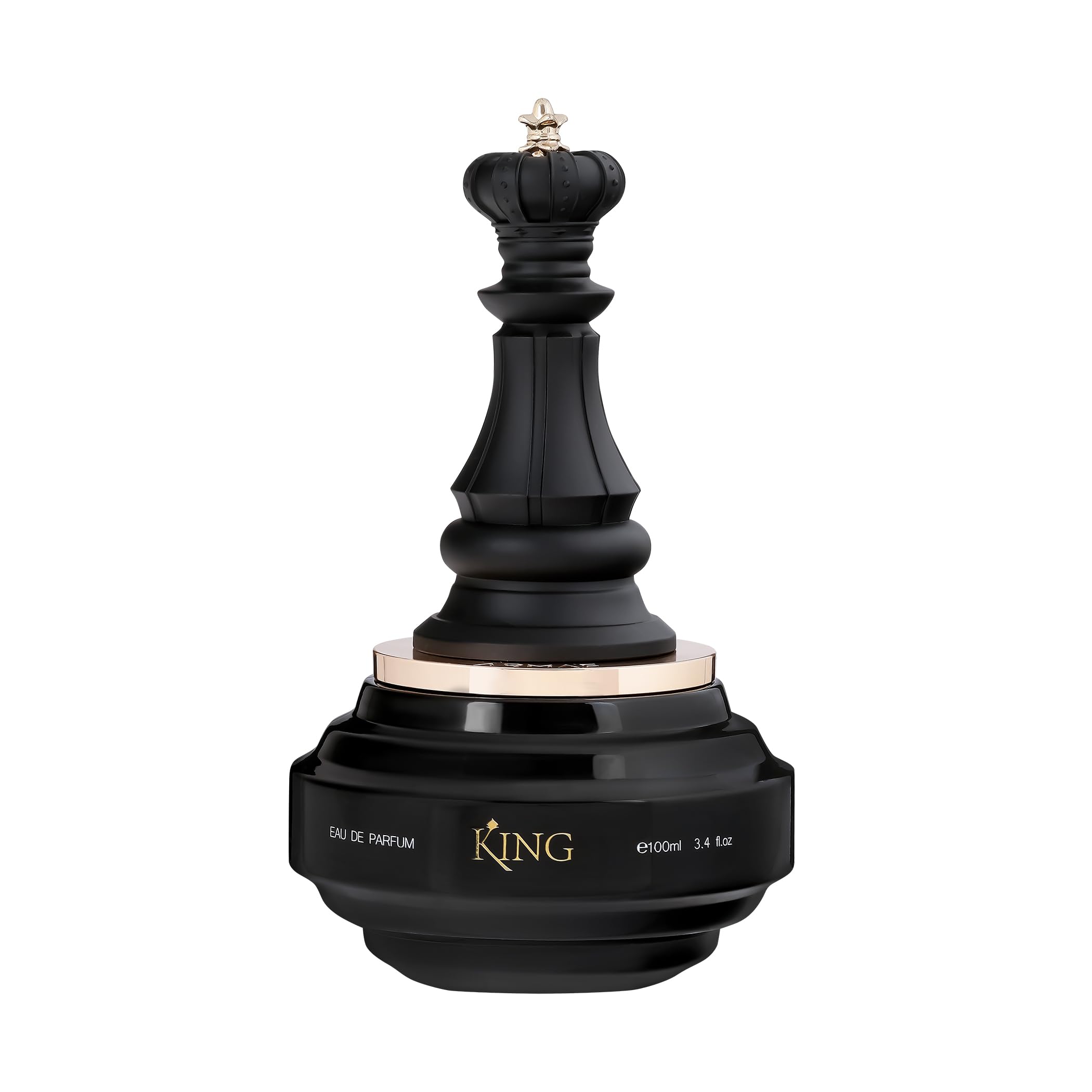Armaf Checkmate King bottle front showing bold presence for evening wear