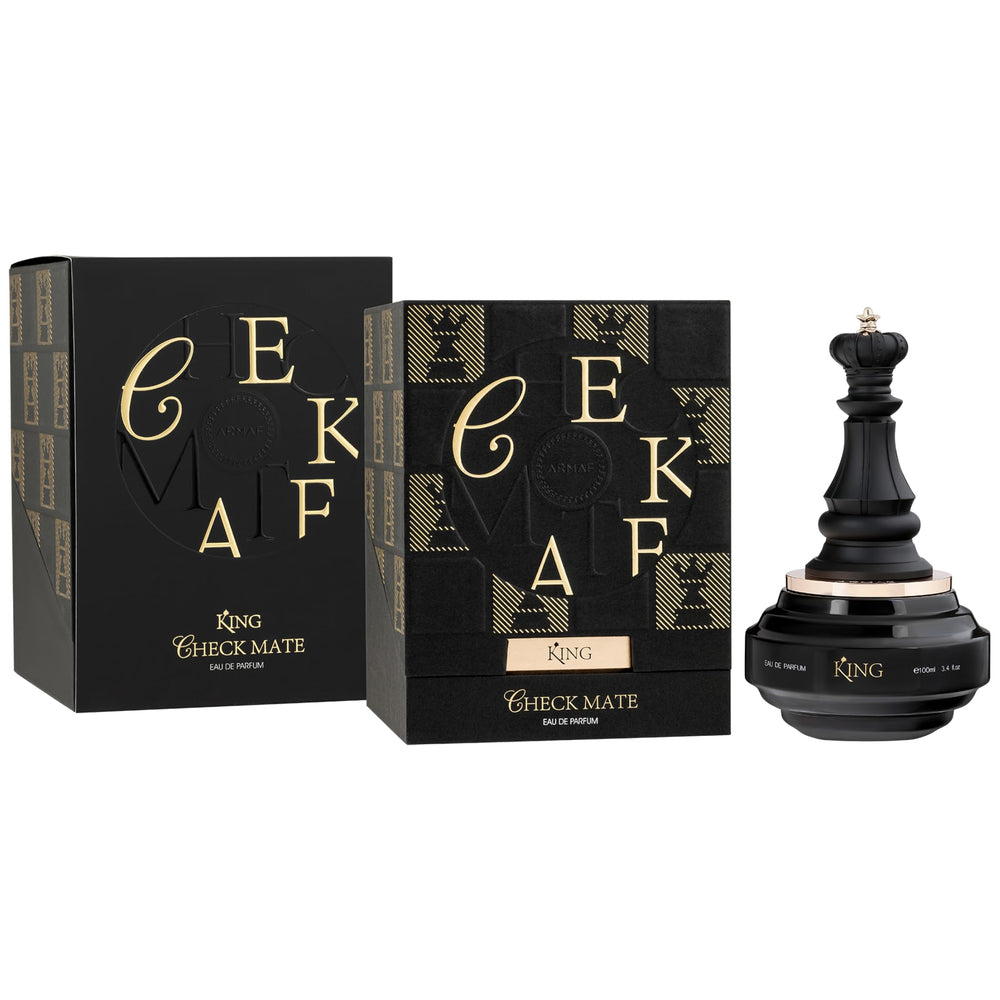 Armaf Checkmate King on wrist demonstrating lasting projection for evenings