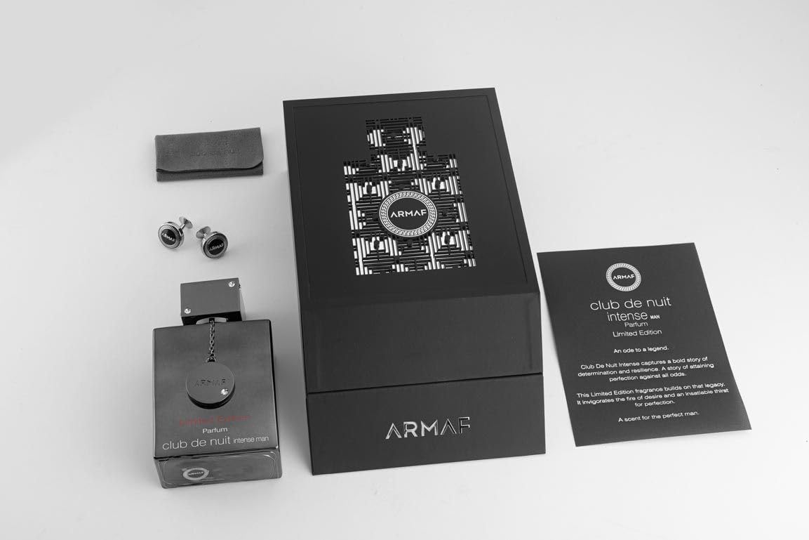 Armaf Club De Nuit Intense Limited Edition on dresser for daily refinement