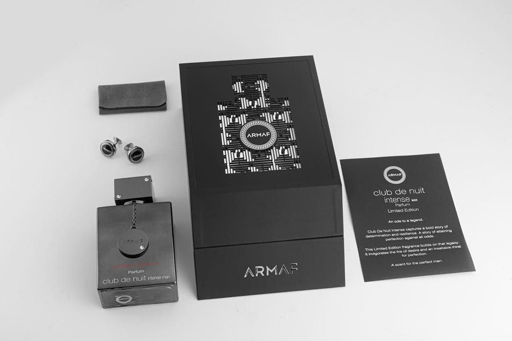 Armaf Club De Nuit Intense Limited Edition on dresser for daily refinement