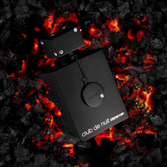 Armaf Club de Nuit Intense Man bottle side emphasizes sleek silhouette for a confident presence.