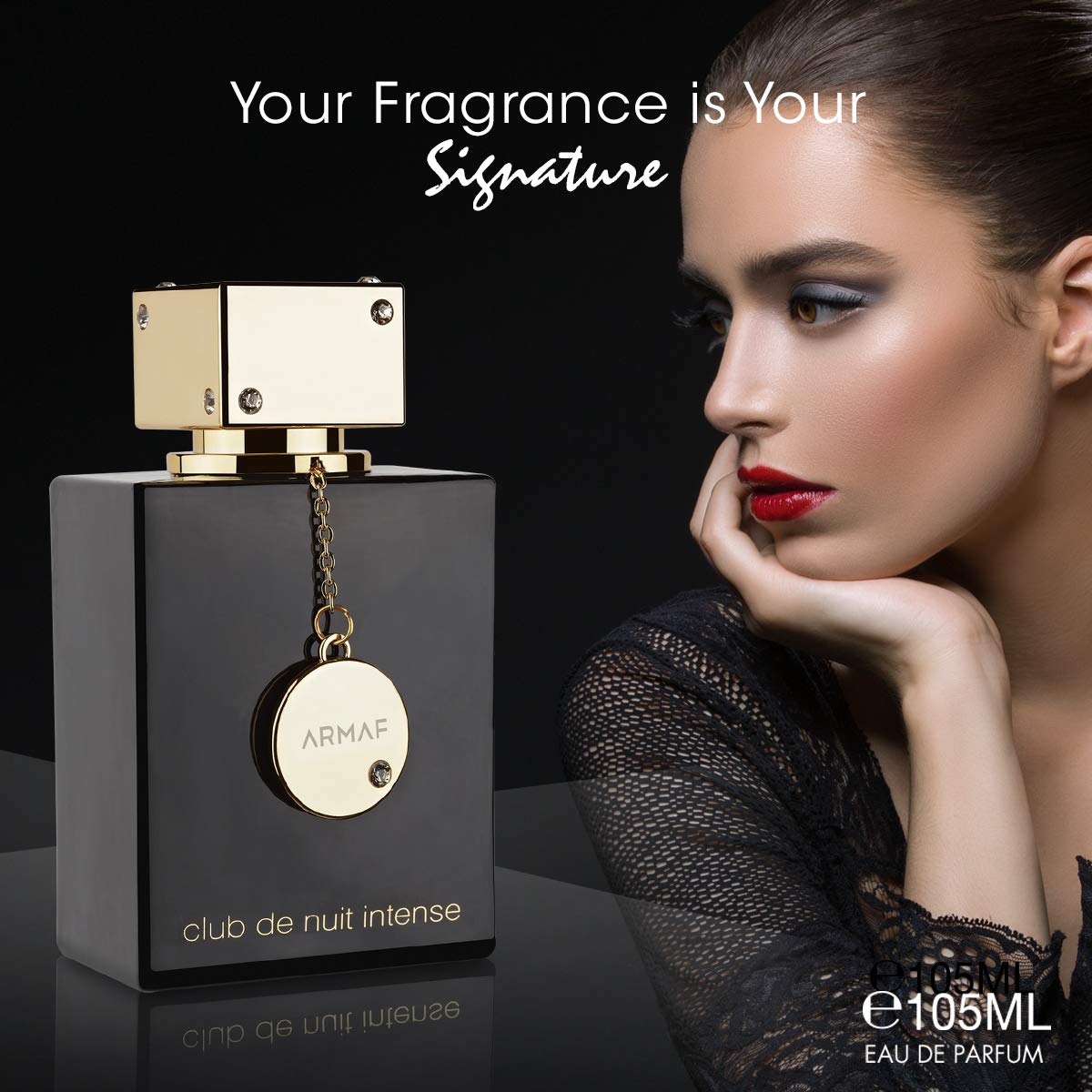 Armaf Club De Nuit Intense Woman middle notes image emphasizes nutmeg and violet for sophisticated allure