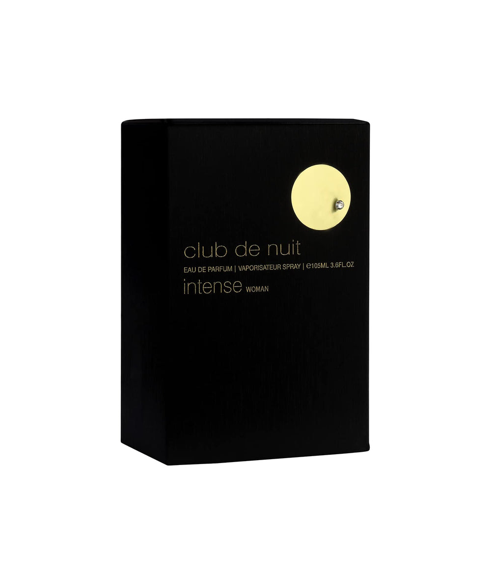 Armaf Club De Nuit Intense Woman spray nozzle image suggests easy daily refinement