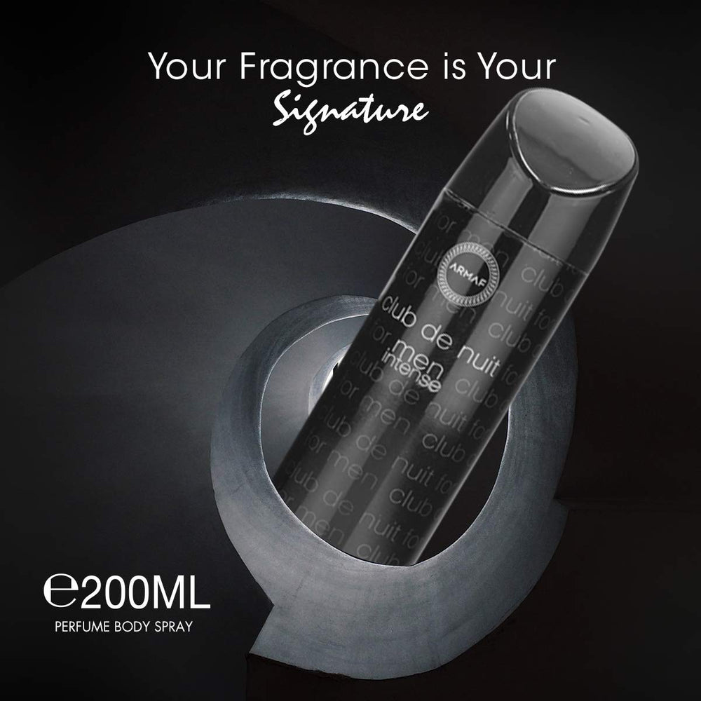 Armaf Club De Nuit Intense woody spicy profile closeup emphasizes bold confidence.
