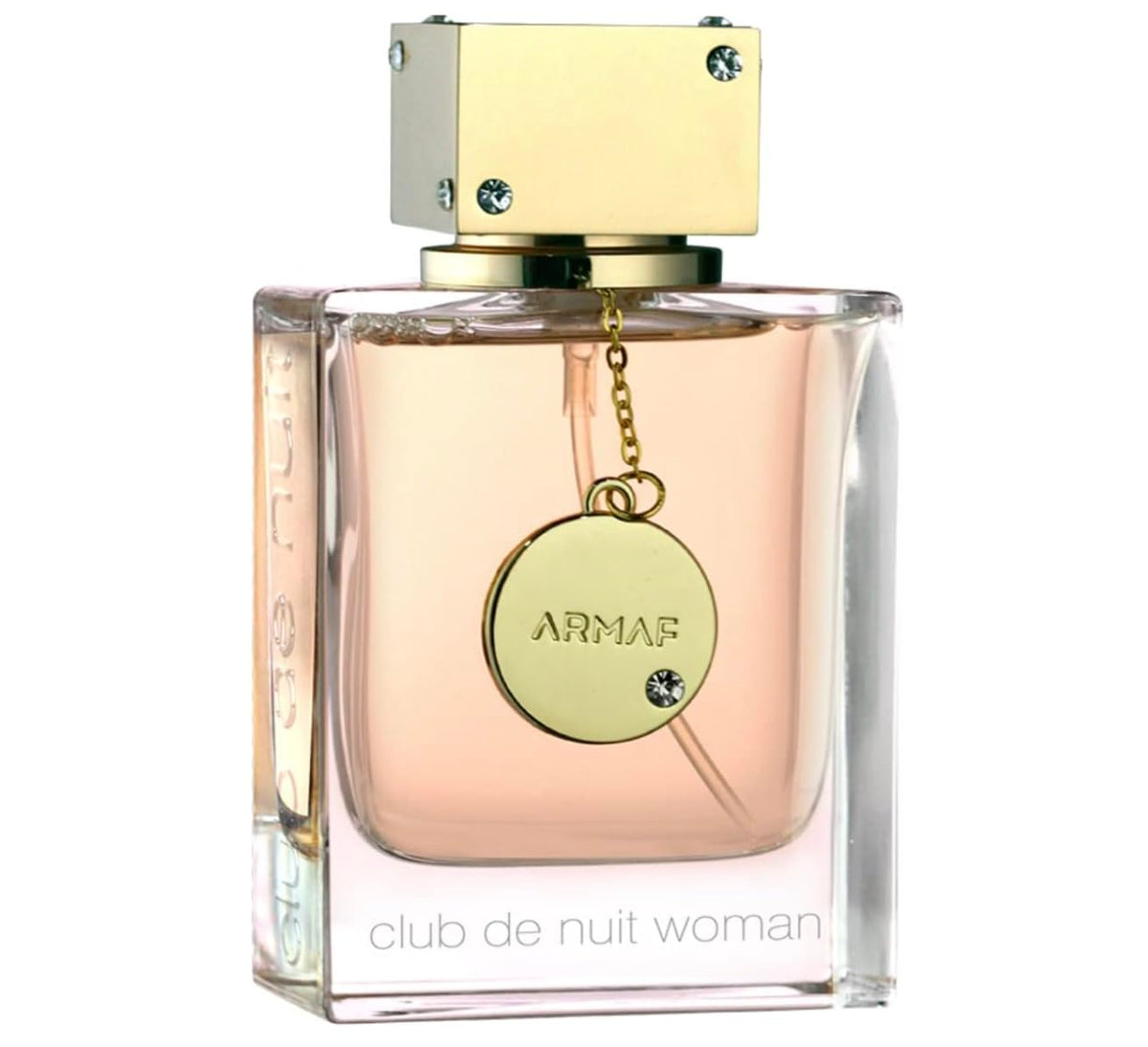 Armaf Club de Nuit Ladies bottle shot, elegant design ideal for evening wear.