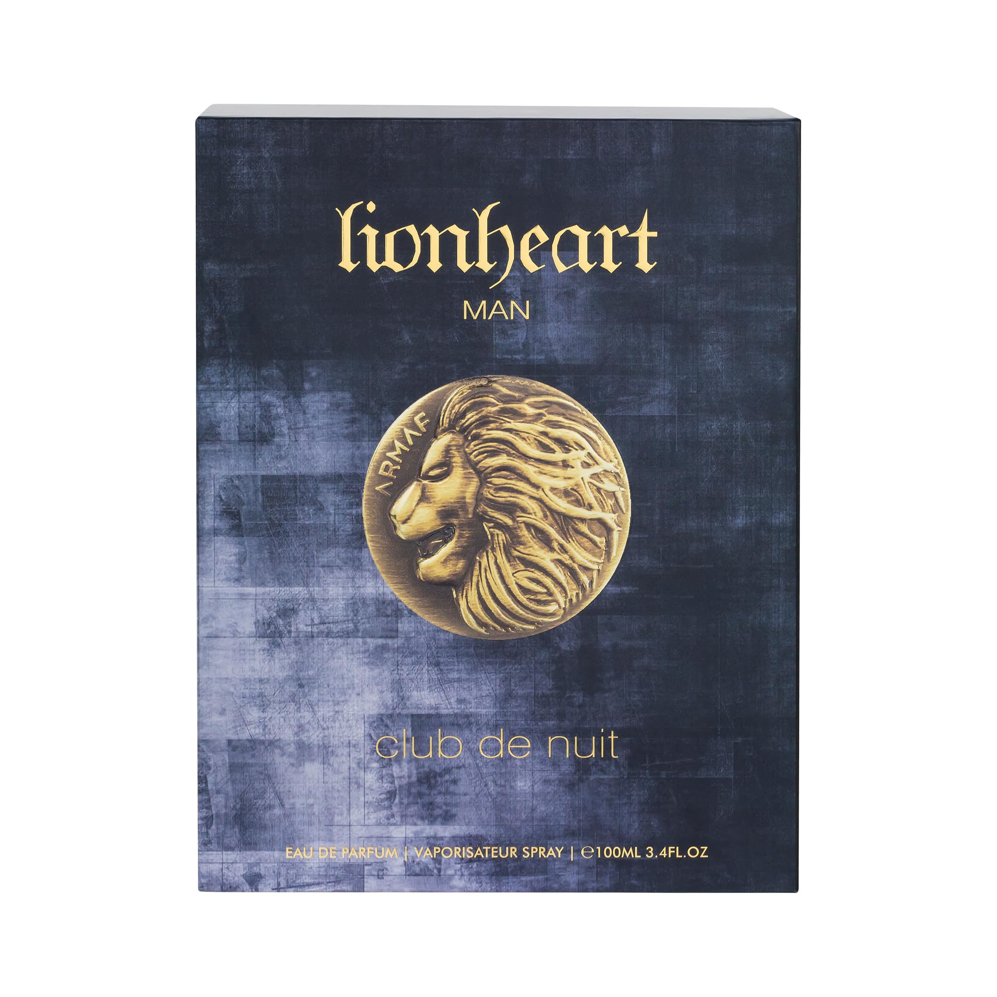 Armaf Club De Nuit Lion Heart spray action shows lasting projection.