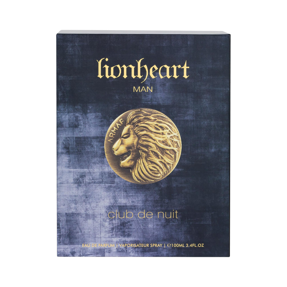 Armaf Club De Nuit Lion Heart spray action shows lasting projection.