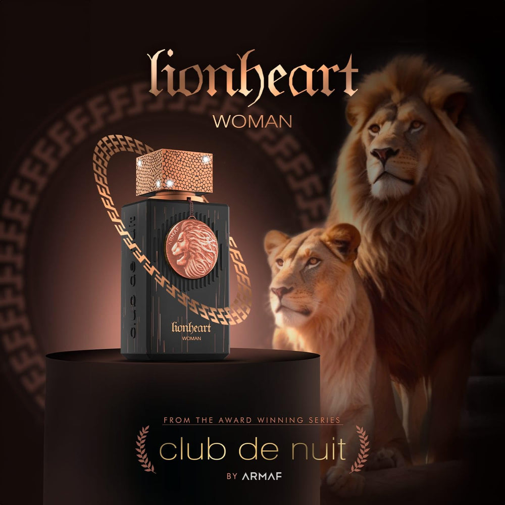 Armaf Club De Nuit Lionheart Woman spray showing long-lasting scent