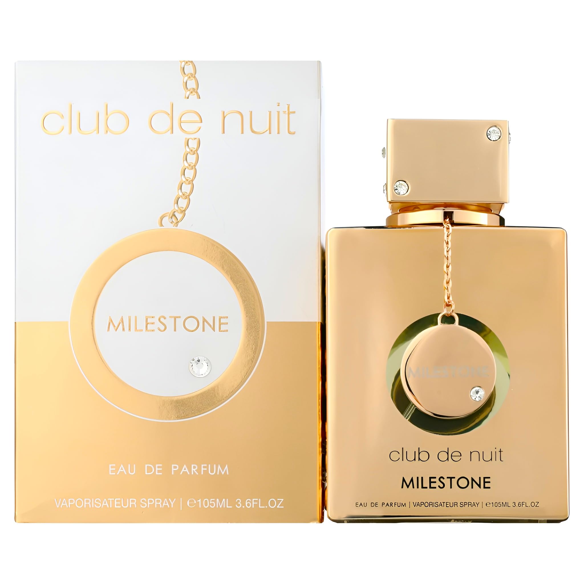 Armaf Club De Nuit Milestone cap detail signals premium, long-lasting wear potential.