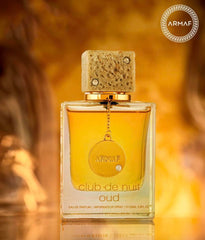 Armaf Club De Nuit Oud spray application demonstrating even mist