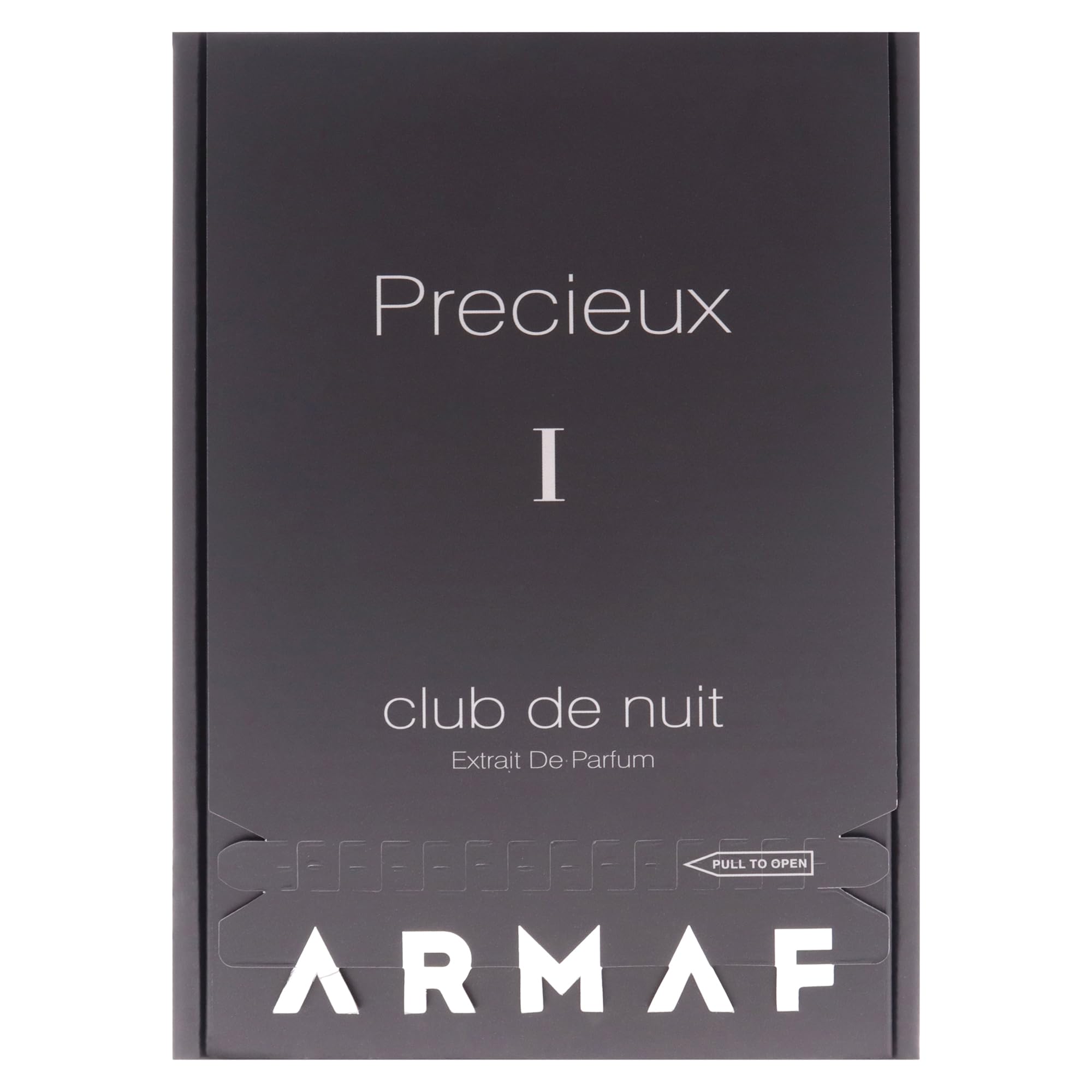 Armaf Club De Nuit Precieux amber-wood base creates sophisticated evening wear.