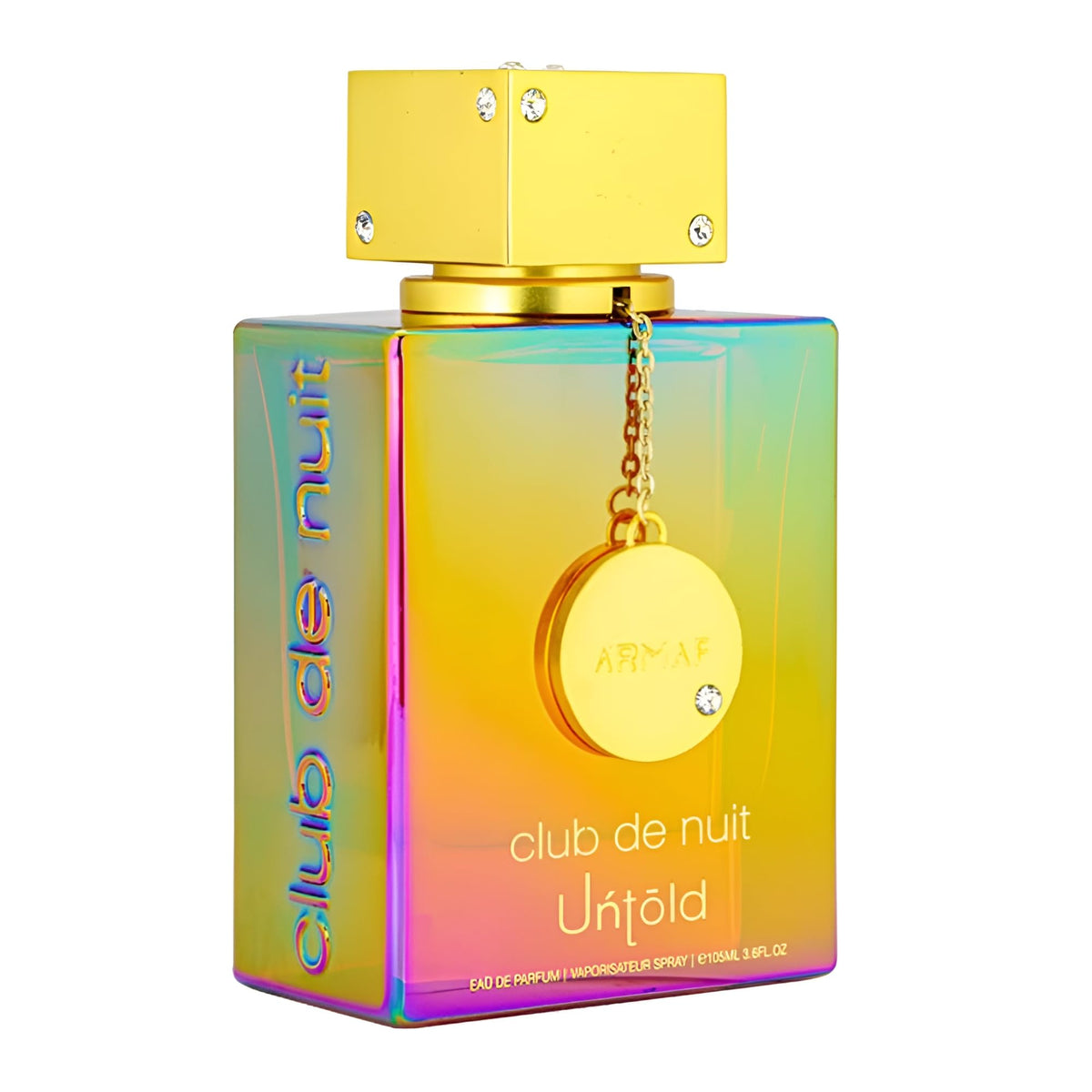 Armaf Club de Nuit Untold bottle front for bold evening scent and confidence
