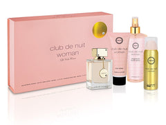 Armaf Club De Nuit women gift set EDP spray bottle for an elegant, lasting fragrance.