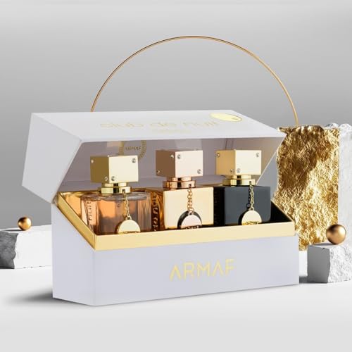 Armaf Club The Nuit Parfum Gift Set bottles displayed as a premium fragrance collection.