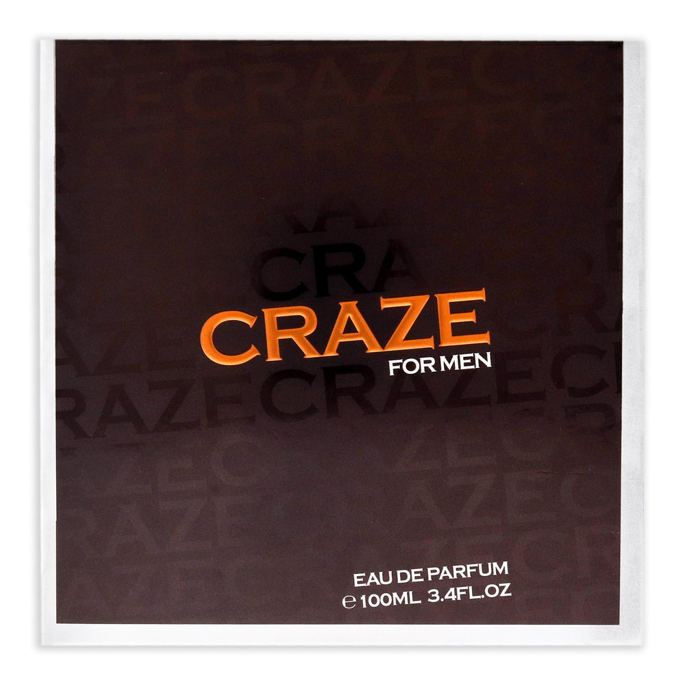 Armaf Craze edp bottle with premium packaging suggests luxury gifting.