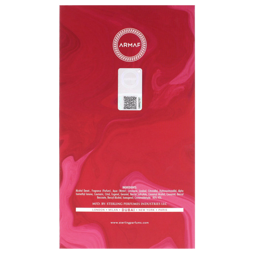 Armaf Delights Yum Yum 3.4 Edp Sp Women packaging front, gift-worthy presentation.
