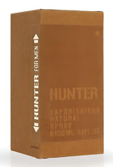 Armaf Hunter for Men EDT bottle cap close-up highlighting sleek premium grooming.