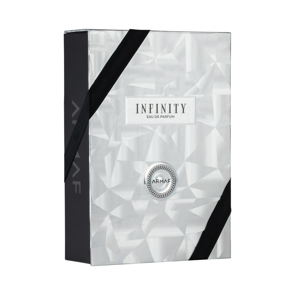 Armaf Infinity spray close-up highlighting long-lasting fragrance potential