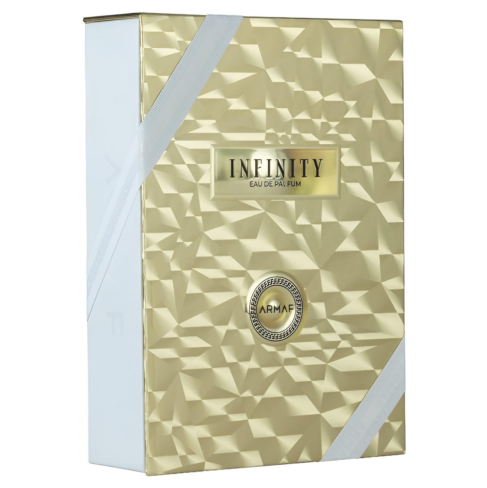 Armaf Infinity for Women gift-pack image emphasizing premium presentation and gifting potential.