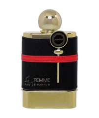 Armaf Le Femme bottle cap close-up emphasizes premium packaging and secure spray application.