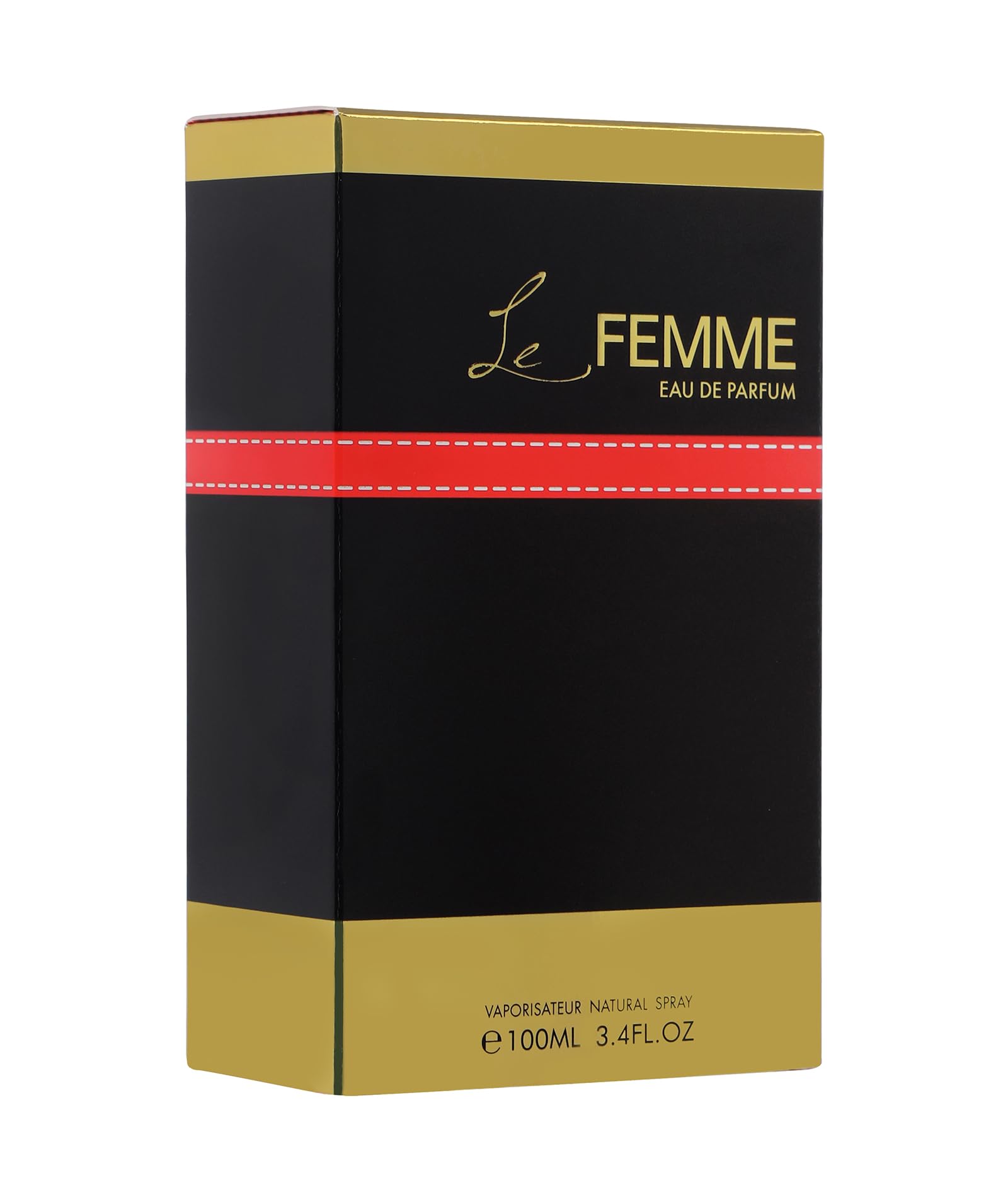 Armaf Le Femme shelf display shot captures product in boutique ambiance.