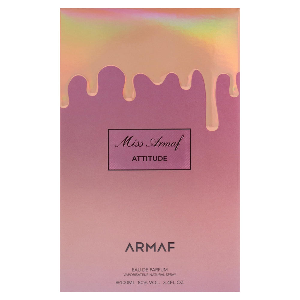 Armaf Miss Armaf Attitude amber-vanilla base provides lasting warmth
