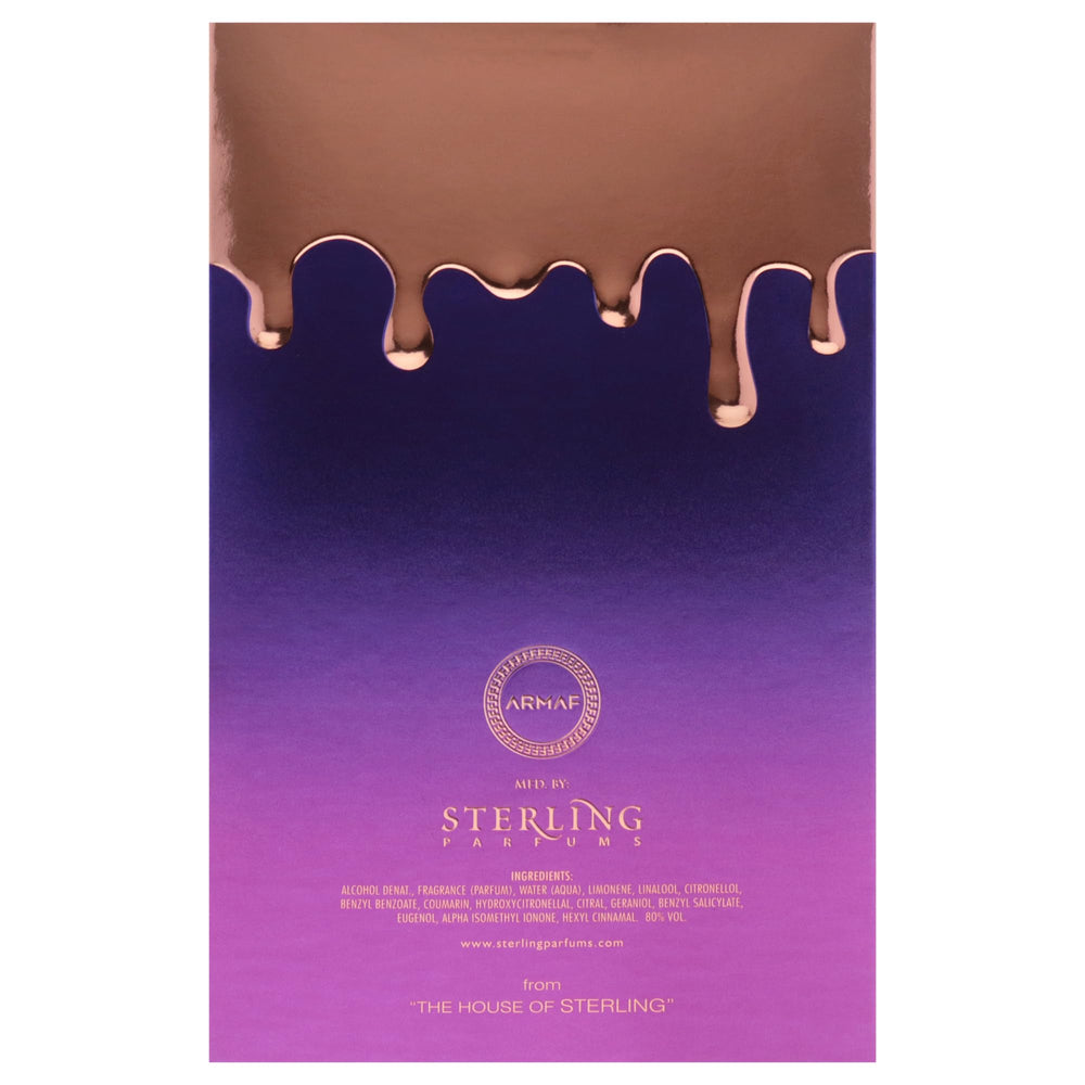 Miss Armaf Chic bottle angled capturing luxurious aura for gifting ideas