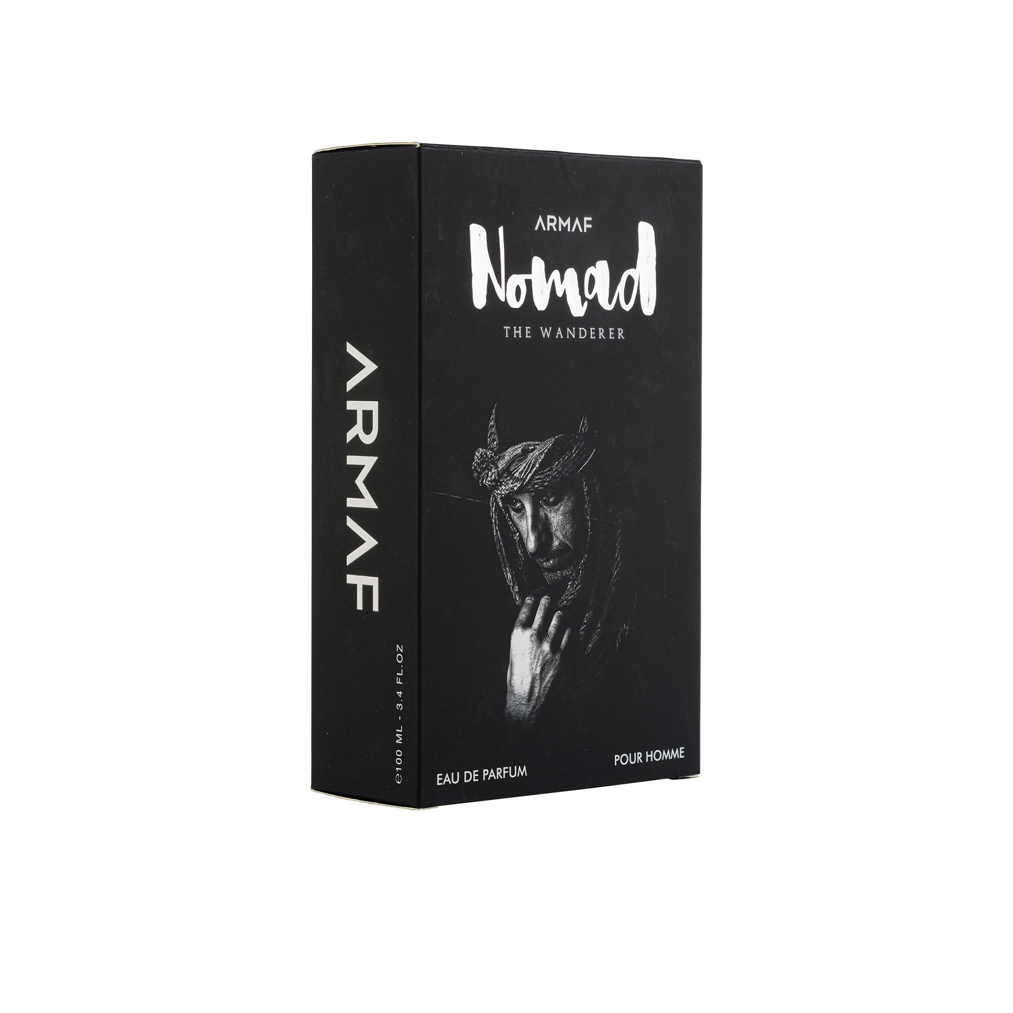 Armaf Nomad The Wanderer lifestyle shot illustrating versatile use for modern occasions.