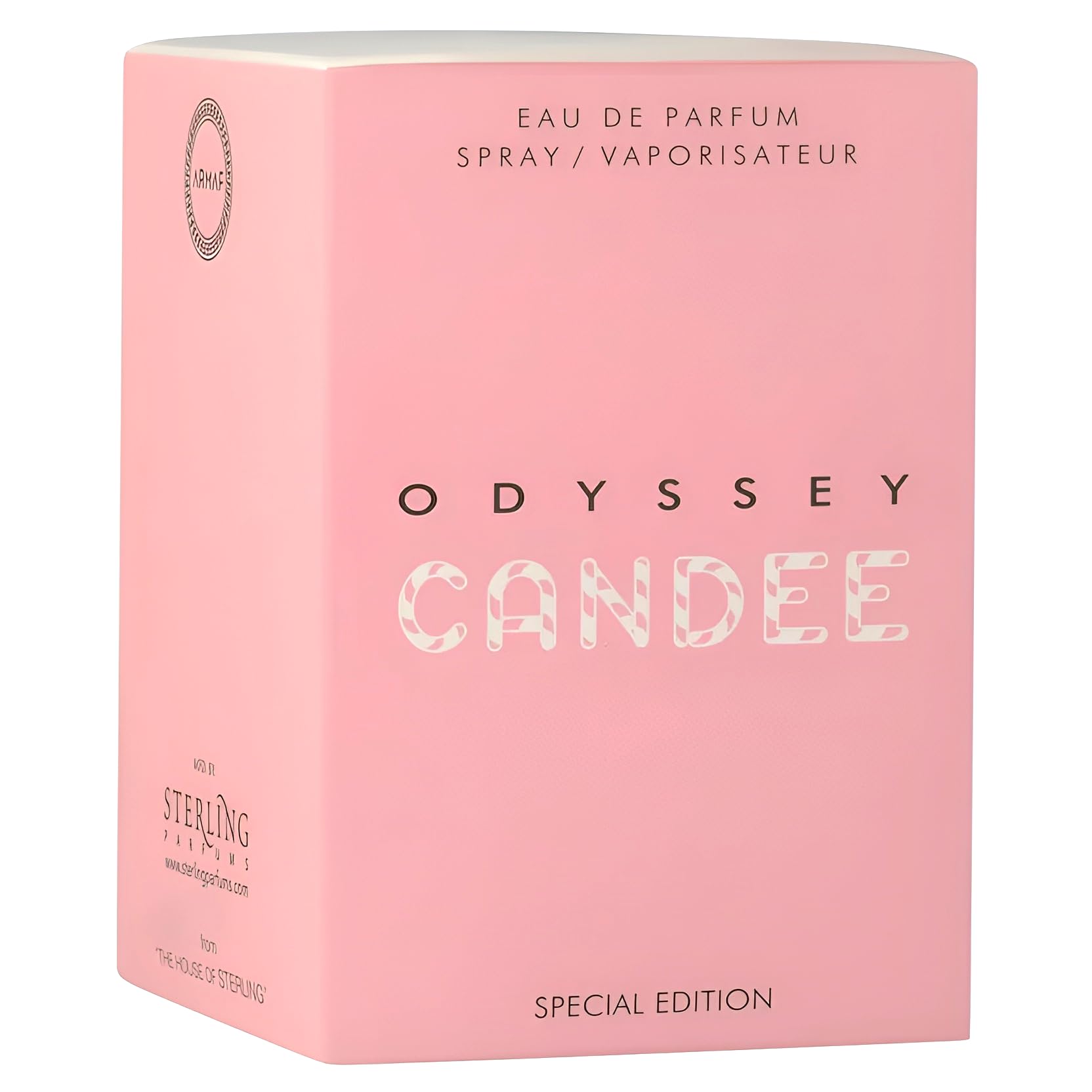 ARMAF Odyssey Candee Special Edition bottle cap focuses on luxurious detail and branding.