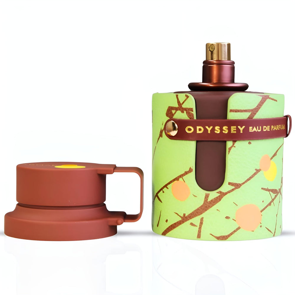 Armaf Odyssey Dubai Chocolat praline-plate suggests dessert-inspired indulgence without heaviness.