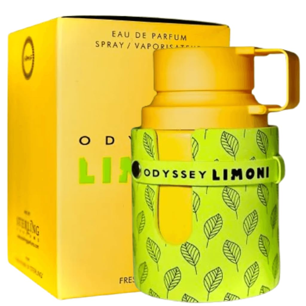 Armaf Odyssey Limoni Fresh bottle, citrus-forward unisex fragrance for daily wear.