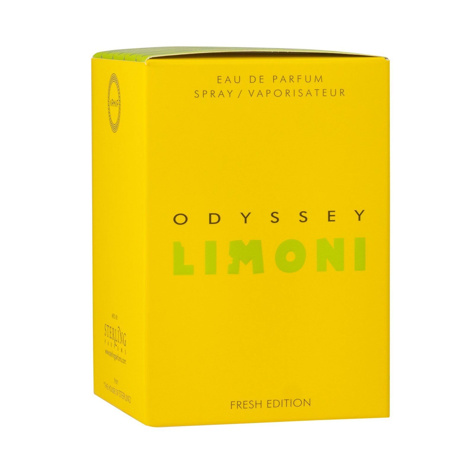ARMAF Odyssey Limoni Fresh Edition mist on skin conveys fresh, clean aura