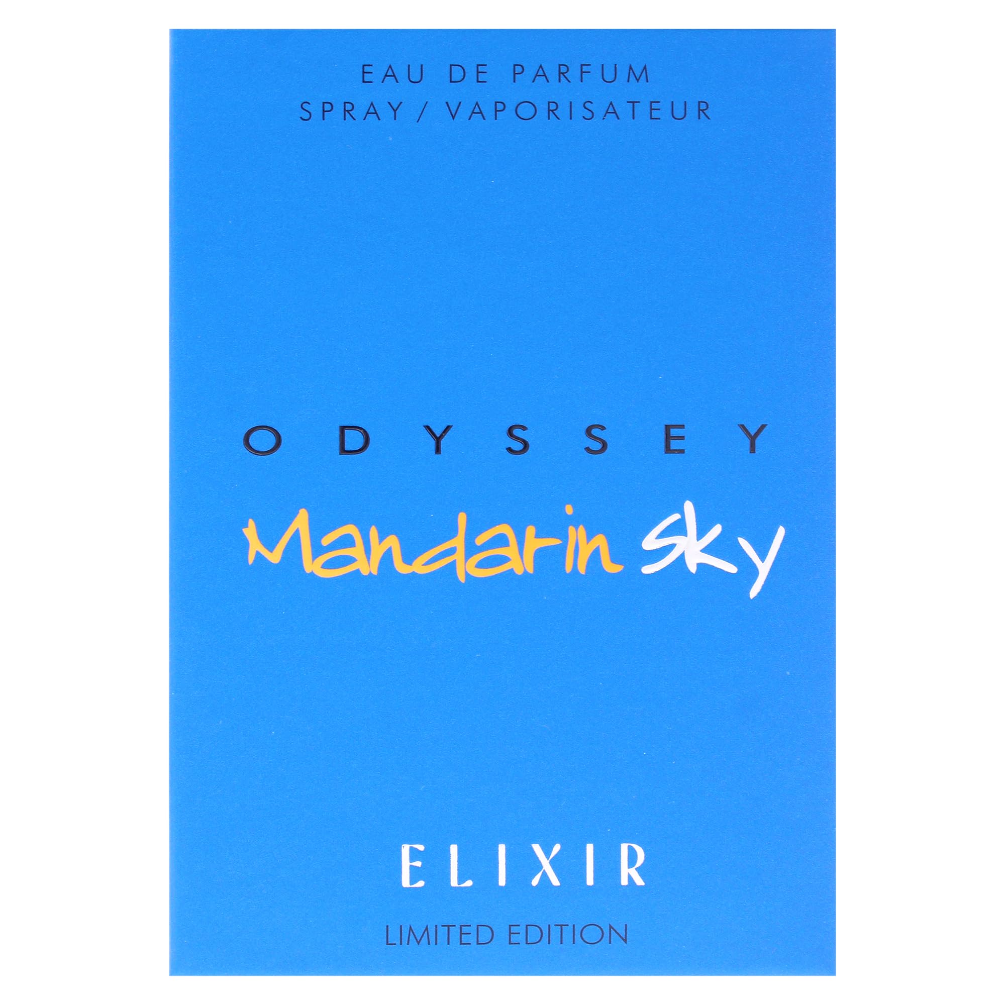 Armaf Odyssey Mandarin Sky amber-woody-note close-up suggests warm, sophisticated mood.