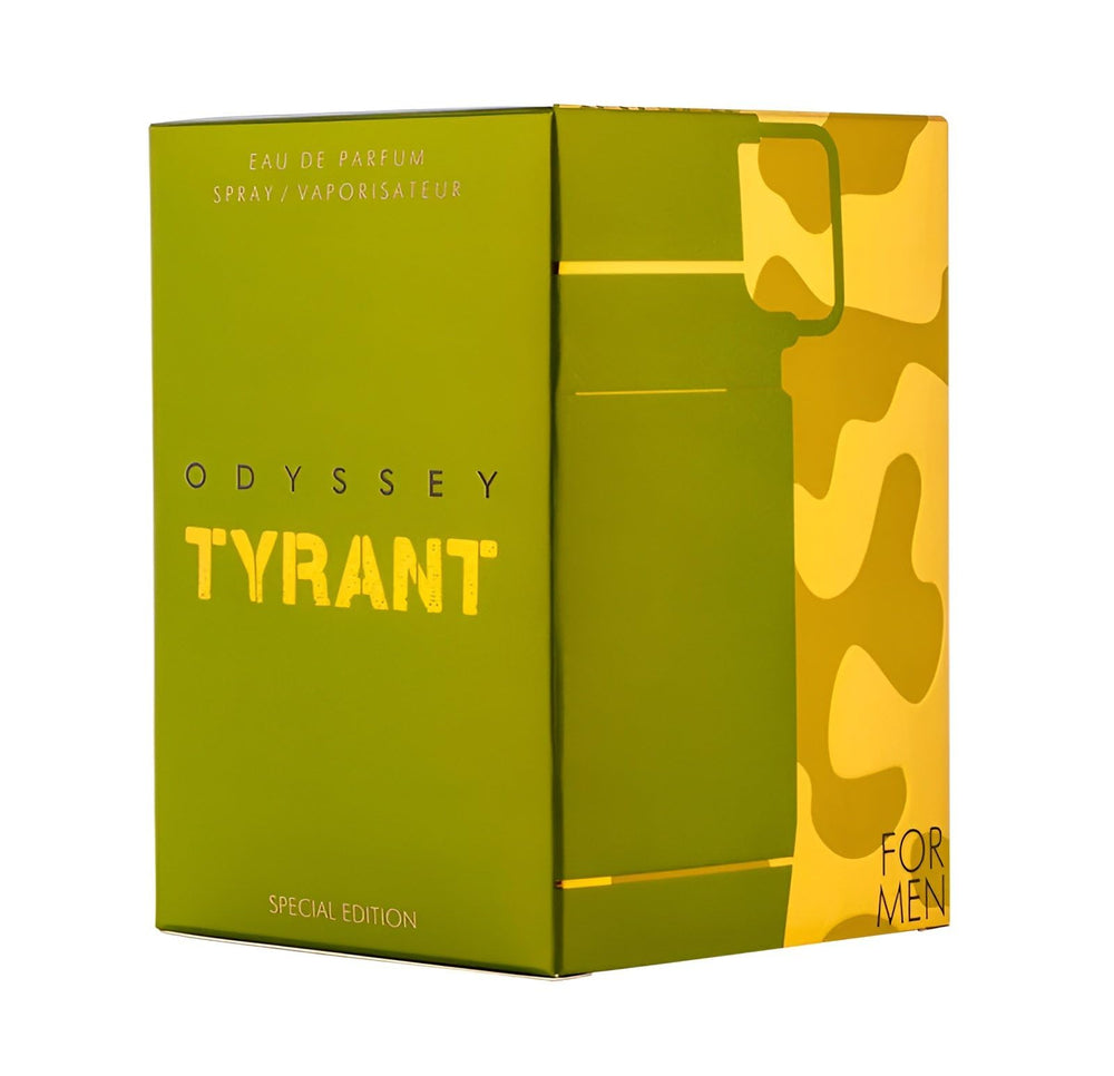 Armaf Odyssey Tyrant EDP wrist application on pulse points for longevity