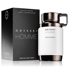 Armaf Odyssey White Edition bottle presents a sleek look for daily wear and evening outings.