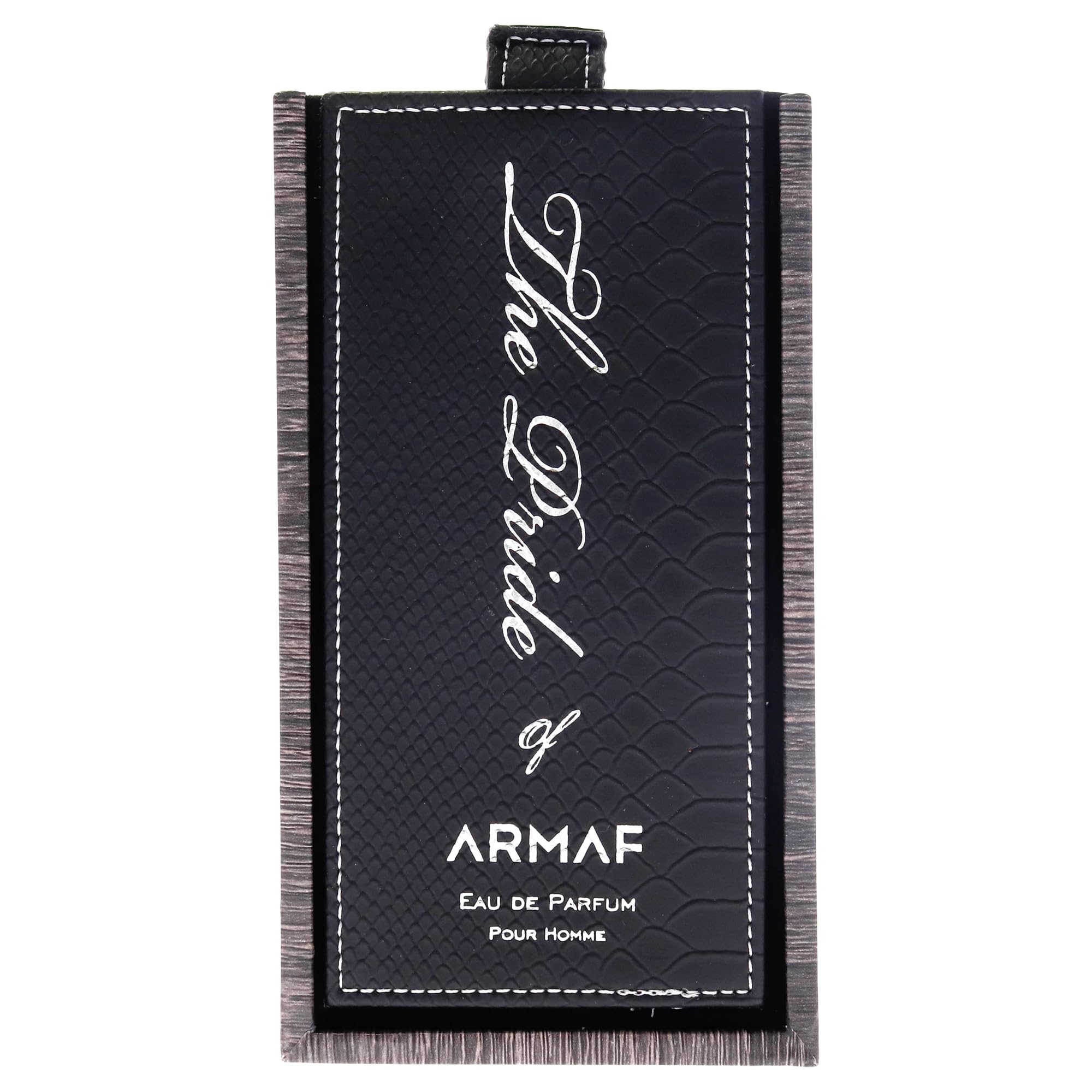 Armaf Pride lifestyle scene conveys confident, versatile scent for work or nights.