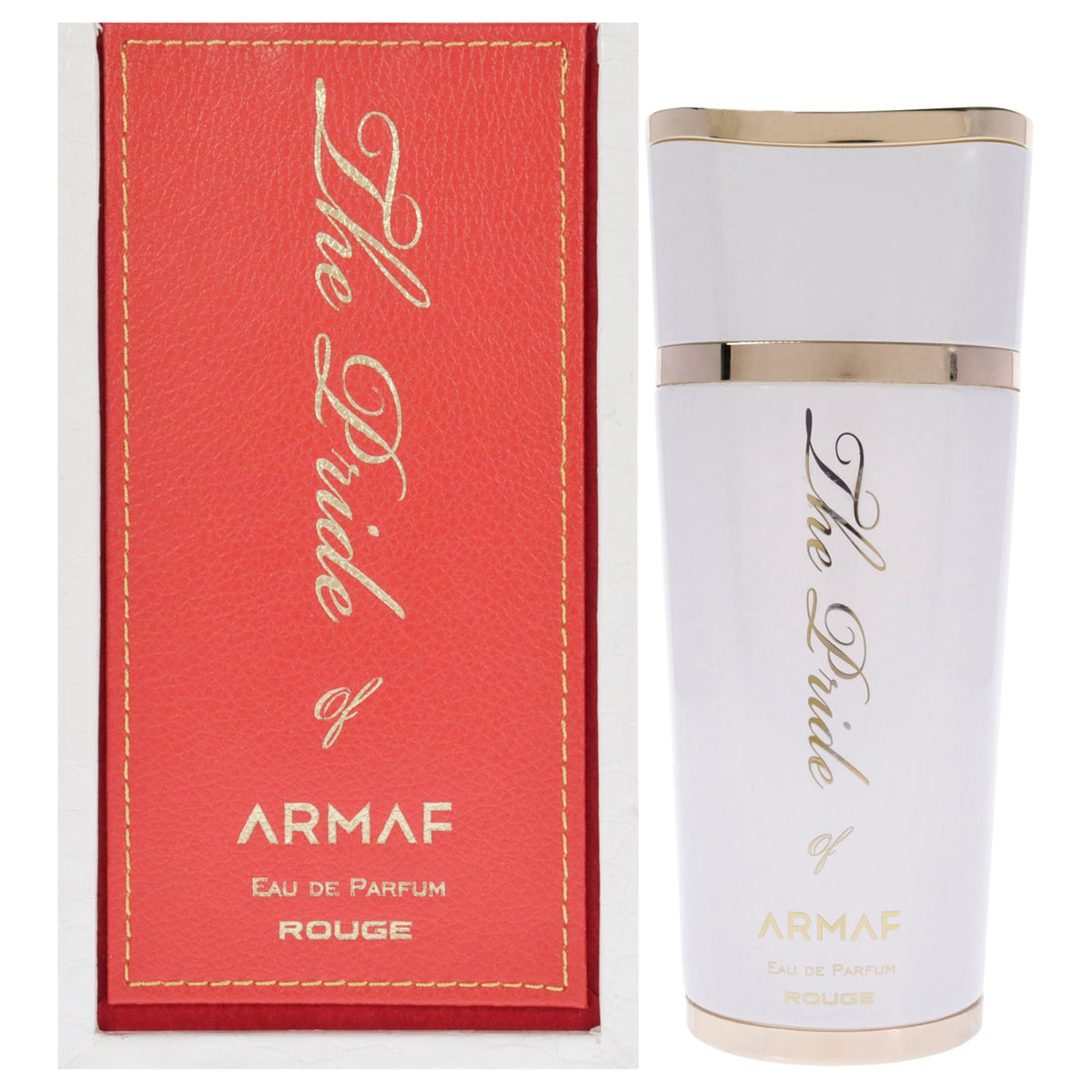 The Pride Rouge by Armaf bottle front for daily wear and elegance