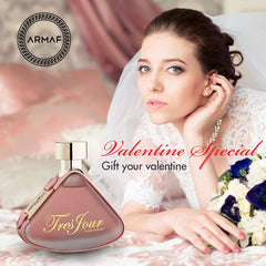 Armaf Tres Jour box packaging conveys premium presentation for special occasions.