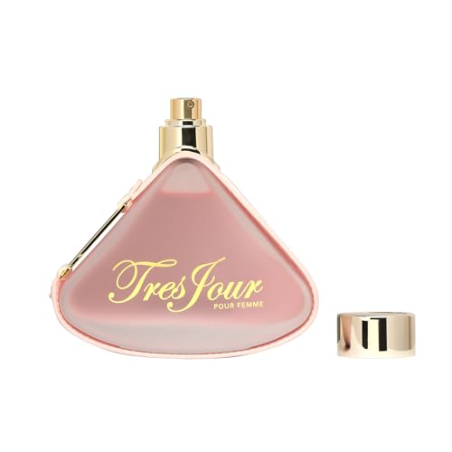 Armaf Tres Jour spray-on-wrist suggests long-lasting floral-woody musk for all-day presence.